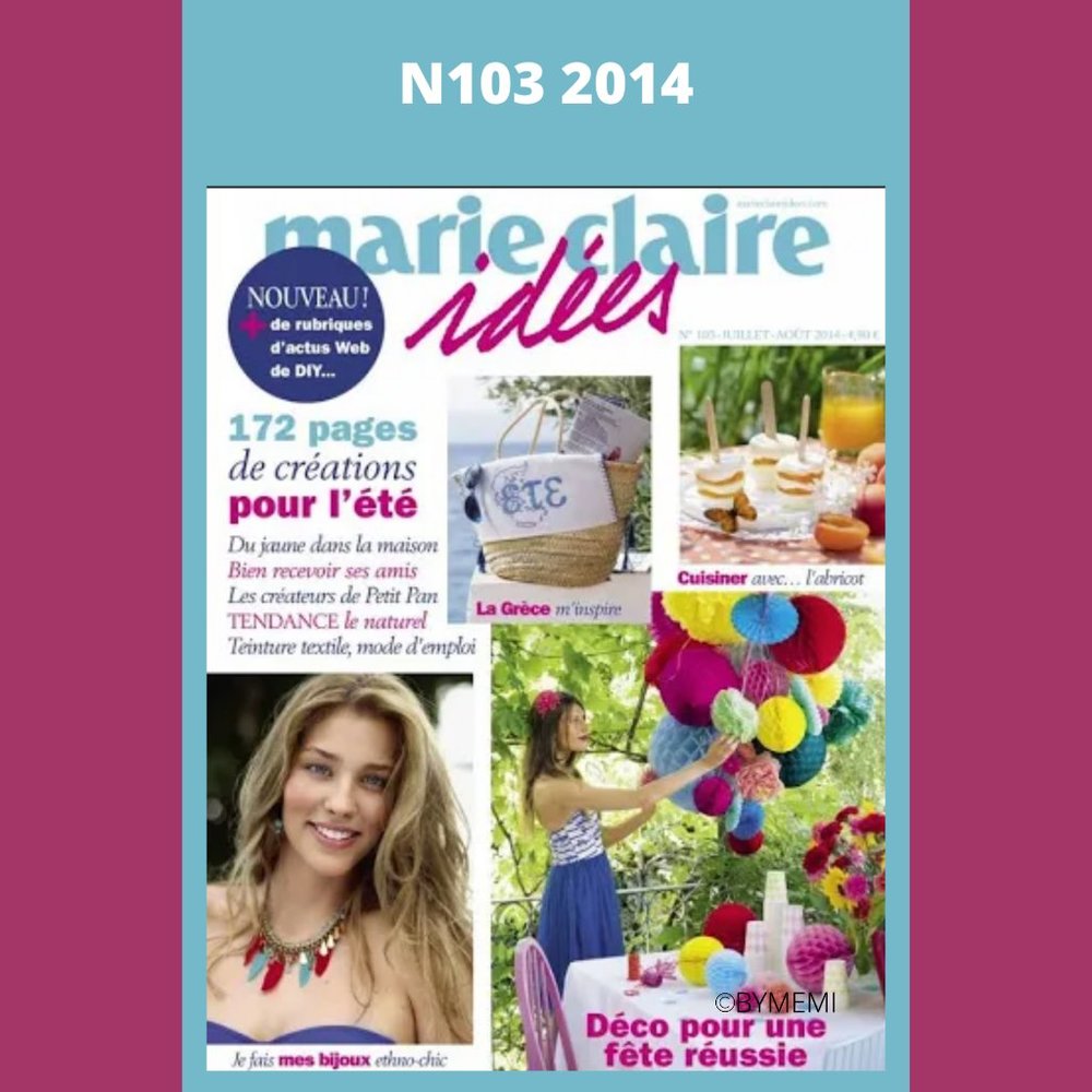Marie Claire Ideas (Idees) - French DIY Magazine - 8 Issues - Picture 10 of 10
